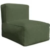 Image de Fauteuil en velours côtelé vert NOUMARA