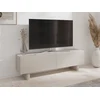 Image de Meuble TV avec 2 portes en MDF - 150 cm - Beige - LUDIMA