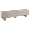 Image de Meuble TV avec 2 portes en MDF - 180 cm - Beige - LUDIMA
