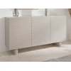 Image de Buffet avec 3 portes en MDF - Beige - LUDIMA