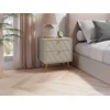 Image de Lot de 2 tables de chevet - 2 tiroirs - Beige - TEODA