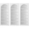 Image de Lot de 3 bibliothèques avec 6 niches - Blanc - CYMORA