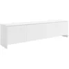 Image de Meuble TV avec 4 portes - Blanc - NALYRA de Maison Céphy