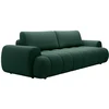 Image de Canapé 4 places convertible en tissu vert sapin FRIDORA