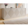 Image de Buffet avec 4 portes en MDF - Beige - MEZULIA