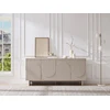 Image de Buffet avec 4 portes - Beige - DELORINA