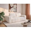 Image de Canapé 3 places compressé en tissu texturé beige BENAFO