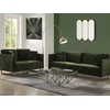 Image de Grand lampadaire arc - Métal et marbre - H. 180 cm - Argenté - OMBRAGE