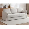 Image de Canapé 3 places convertible en tissu beige GRECCO