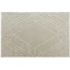 Image de Tapis tufté en relief en laine et viscose - 160 x 230 cm - Beige - 2500g/m² - OSMERA