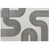 Image de Tapis tufté 100% laine - 160 x 230 cm - Blanc et noir - 2300g/m² - NOCENO