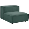 Image de Fauteuil en velours côtelé vert RUZOLO