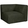 Image de Module fauteuil d'angle en tissu vert POGNI de Maison Céphy