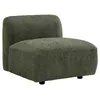 Image de Fauteuil en tissu bouclette vert DANEPI