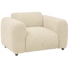 Image de Fauteuil en velours côtelé beige POGNI de Maison Céphy
