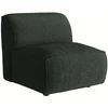 Image de Fauteuil en tissu chenille vert CAMILIO de Maison Céphy