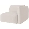 Image de Fauteuil d'angle droit en tissu chenille beige CAMILIO de Maison Céphy