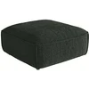 Image de Pouf en tissu chenille vert CAMILIO de Maison Céphy
