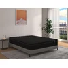 Image de Matelas 160 x 200 cm hybride ressorts ensachés 7 zones, gel à mémoire de forme et coutil noir ép.25cm - TOLCA de YSMÉE
