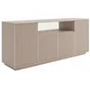 Image de Buffet avec 4 portes et 1 niche - Beige - EROLYA