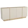 Image de Buffet avec 4 portes - Beige et naturel clair - JEYANI