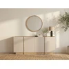 Image de Buffet avec 4 portes - Beige et naturel clair - JEYANI