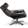 Image de Fauteuil Rembourré En Cuir Avec Mécanisme De Détente Pliant