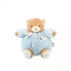 Image de Patapouf Ours Bleu - 17 cm - KALOO - PELUCHES/Doudous - Rose - Polyester Recyclé