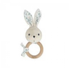 Image de Hochet Lapin Colombe K'doux Avec Anneau En Bois