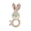 Image de Hochet Lapin Coquelicot K'doux - Un Jouet Éveillant Et Doux Pour Bébé