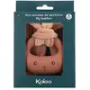 Image de Anneau De Dentition Kaloo Lapinoo Rabbit 7x8 Cm 52 G Beige Silicone Velours