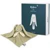 Image de Doudou Lapinoo vert 30 cm - KALOO - PELUCHES/Doudous - Matériaux mixtes
