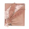 Image de Couverture doudou lapin terracotta 80 x 70 cm - KALOO