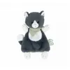 Image de Doudou chat Chamallow - 18cm - KALOO - PELUCHES/Doudous - Noir