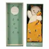 Image de Doudou Carré Doux Chat Jaune - 18 Cm Pour Bébé