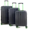 Image de LUSTONE valise rigide monaco 1.1 Noir rose Set 3pcs