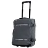 Image de Valise Trolley Cabine Souple Vida VT6072 Roullettes Multi Sangles dattache (Gris chiné (Grey) S-Cabine 55x32.5x20cm -34L)