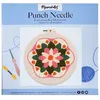 Image de Kit Punch Needle - FIGUREDART - Couronne de Fleurs - 20x20cm - Inclus : cadre et tutoriel