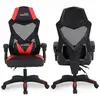 Image de Amstrad ams-309-bk fauteuil chaise siège de bureau ou gamer noir & rouge - coussi