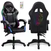 Image de Amstrad ams-900-led-skull - fauteuil gaming noir et gris - serigraphie tête de mort - eclairage  
