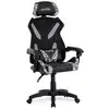 Image de Amstrad ams-sniper fauteuil - chaise - siège gamer noir & design camouflage - tissu en maille respirante