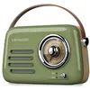Image de Radio Rétro portable Ledwood ALMA FM Bluetooth Entrée USB Puissance 30W - Batterie 37V-1500mAh - Retro Vintage - Vert Olive