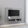 Image de Meuble Tv Mural Gris Béton 120x23,5x90