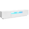 Image de Meuble Tv Avec Lumières Led Blanc 180x35x40