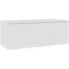 Image de Meuble tv 3 tiroirs bois blanc onic 80cm
