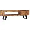 Image de Meuble Tv 1 Porte Sesham Massif Clair Softly