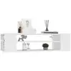Image de Meuble tv suspendu blanc 100x30x26,5
