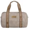 Image de Sac de voyage weekend Porté Main PU - David Jones - Homme Femme Voyage Gym Travail - Format A4 Grande Capacité - Couleur Gris