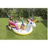 Image de Piscinette Fontaine Gonflable Licorne - L. 272 X H. 104 Cm - Blanc