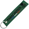 Image de CLJ - Porte-clés - Parachutiste - Armée de lair - France - Vert armée - Militaire -